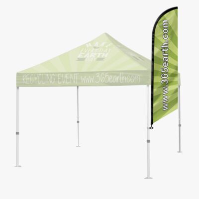 10ft Feather Angled Flag  Thumbnail