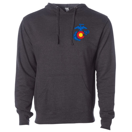 Independent Trading Co. Midweight Hoodie-RS Denver Cowboy w/Mountains-Dark Colors Thumbnail