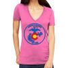 Tultex 214 - Ladies' Slim Fit Fine Jersey V-Neck Thumbnail