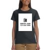 Gildan 100% Cotton Ladies T-Shirt Thumbnail