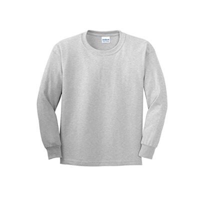 100% Cotton Youth Long-Sleeve T-Shirt Thumbnail