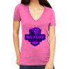 Tultex 214 - Ladies' Slim Fit Fine Jersey V-Neck Thumbnail