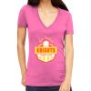 Tultex 214 - Ladies' Slim Fit Fine Jersey V-Neck Thumbnail