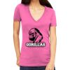 Tultex 214 - Ladies' Slim Fit Fine Jersey V-Neck Thumbnail