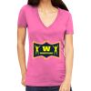 Tultex 214 - Ladies' Slim Fit Fine Jersey V-Neck Thumbnail