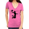 Tultex 214 - Ladies' Slim Fit Fine Jersey V-Neck Thumbnail