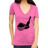 Tultex 214 - Ladies' Slim Fit Fine Jersey V-Neck Thumbnail