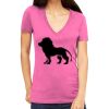 Tultex 214 - Ladies' Slim Fit Fine Jersey V-Neck Thumbnail