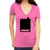 Tultex 214 - Ladies' Slim Fit Fine Jersey V-Neck Thumbnail