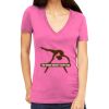 Tultex 214 - Ladies' Slim Fit Fine Jersey V-Neck Thumbnail