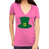Tultex 214 - Ladies' Slim Fit Fine Jersey V-Neck Thumbnail