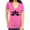 Tultex 214 - Ladies' Slim Fit Fine Jersey V-Neck Thumbnail