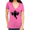 Tultex 214 - Ladies' Slim Fit Fine Jersey V-Neck Thumbnail