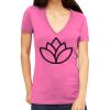 Tultex 214 - Ladies' Slim Fit Fine Jersey V-Neck Thumbnail