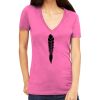 Tultex 214 - Ladies' Slim Fit Fine Jersey V-Neck Thumbnail