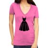 Tultex 214 - Ladies' Slim Fit Fine Jersey V-Neck Thumbnail