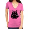Tultex 214 - Ladies' Slim Fit Fine Jersey V-Neck Thumbnail