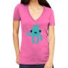 Tultex 214 - Ladies' Slim Fit Fine Jersey V-Neck Thumbnail