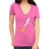 Tultex 214 - Ladies' Slim Fit Fine Jersey V-Neck Thumbnail