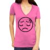 Tultex 214 - Ladies' Slim Fit Fine Jersey V-Neck Thumbnail