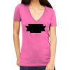 Tultex 214 - Ladies' Slim Fit Fine Jersey V-Neck Thumbnail