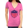 Tultex 214 - Ladies' Slim Fit Fine Jersey V-Neck Thumbnail