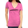 Tultex 214 - Ladies' Slim Fit Fine Jersey V-Neck Thumbnail